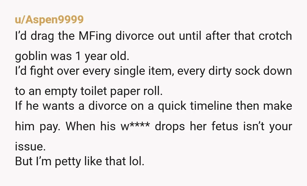 u/CelestialScribe6 Similar situation. I was far too nice on my ex. I got hosed in the divorce (I had a terrible sexist judge who hated everything I stood for, despite...