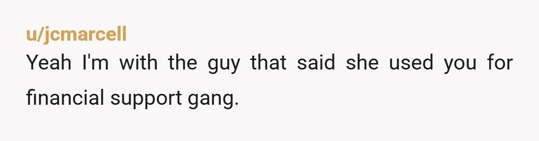 u/C0brA7x
Wow that is incredibly scummy on her part. All the best mate.