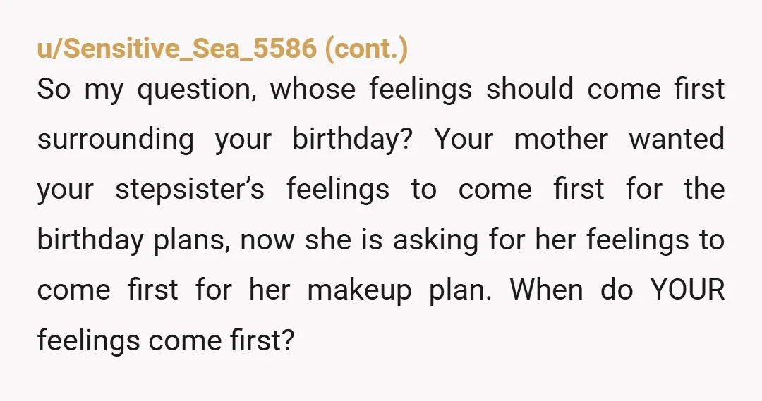 u/HellaGenX This is the perfect time to practice setting boundaries. Let mom know that you want a relationship with her but you are setting a boundary that there will be...
