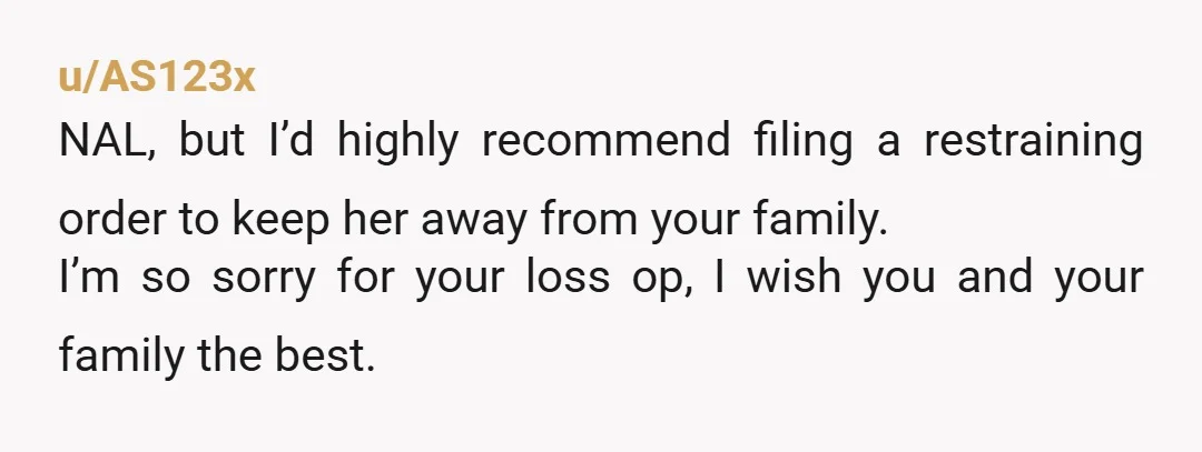 u/mudanjel As another bereaved mother (with much less grievious circumstances), eff her. Three years down the grief journey is really just a couple steps. She's harming your difficult process of...