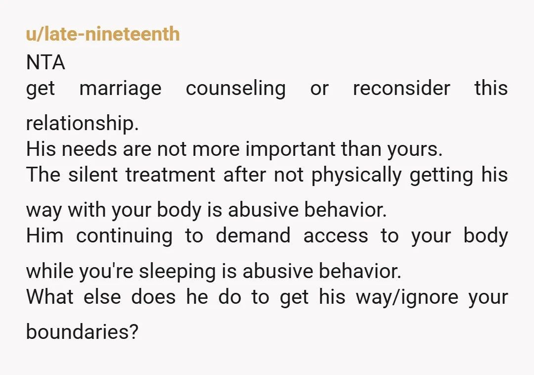 u/UnPracticed_Pagan NTA but you definitely need some counseling because how can you have married someone who needs touch that you can’t tolerate and have children with him? He is in...