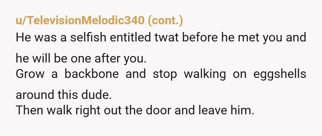 u/davidgoldstein2023 You’re 38 and still putting up with the constant accusations of being a cheater and someone who doesn’t care for their SO. You must enjoy being miserable because that’s...