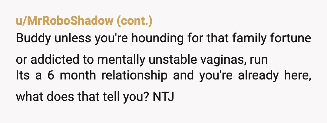 u/silent_smirkK
Not your fault, her abuse is the real issue, walk away