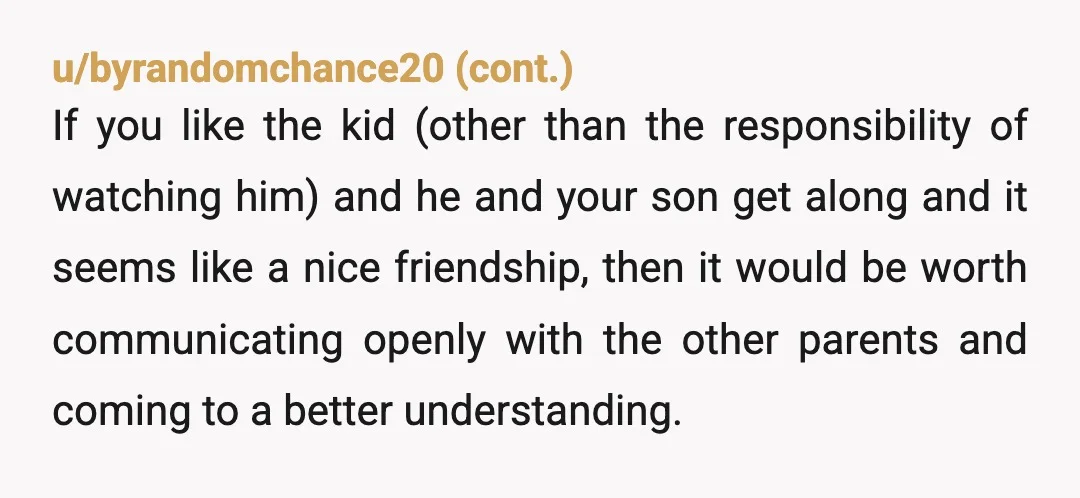 u/Jadertott Like…. Stand up for yourself? You’re obv NTA here, you owe no one childcare. But how can you sit and type this out about how YOU have been providing...