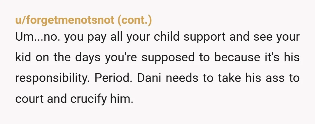 u/PersonBehindAScreen NTA. Also I’m not familiar with the UK laws. Is there any way that she can use the courts to force the employer instead to garnish Greg’s wage instead...