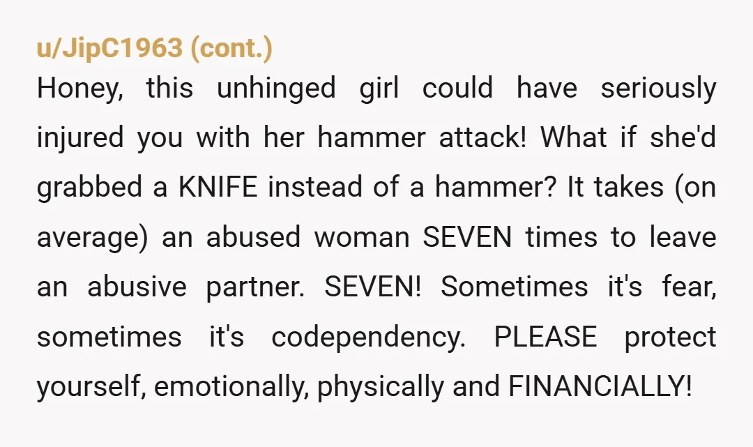u/AkimboSlice1 You two are 23. This is pretty low stakes at this point. This is the first of likely a few heartbreaks before you find the right now. It seems...