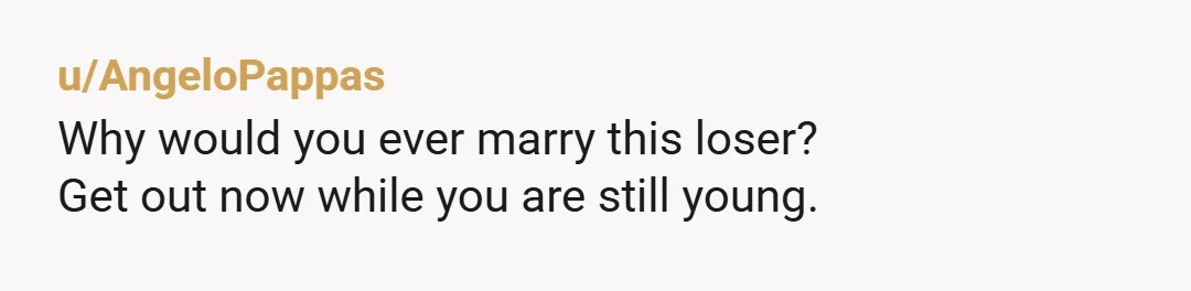 u/rosiepeep Hi, I left my marriage after 3 months of being married, at around the same age and having been together for about the same amount of time. It’s been...