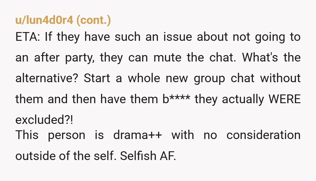 u/West-Kaleidoscope129 NTA They weren't too concerned about their own health so why should you? You had to keep yourself safe from their abuse. All they cared about was a party...