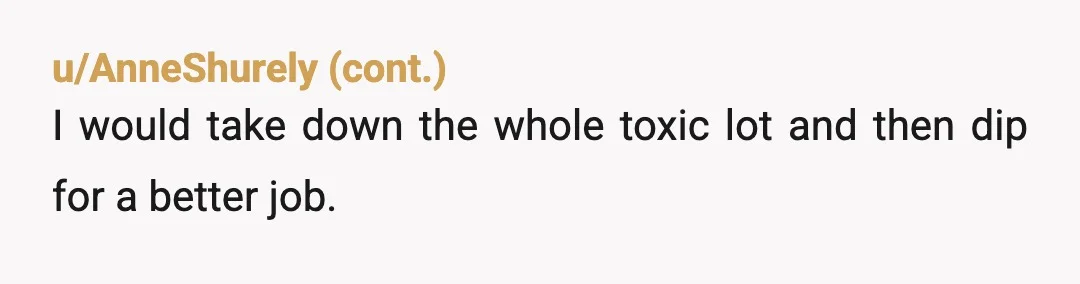 u/Remruna I would be tempted to ask your coworkers which parts of him acting like a toddler and a love sick puppy is supposed to be funny. Most people stop...
