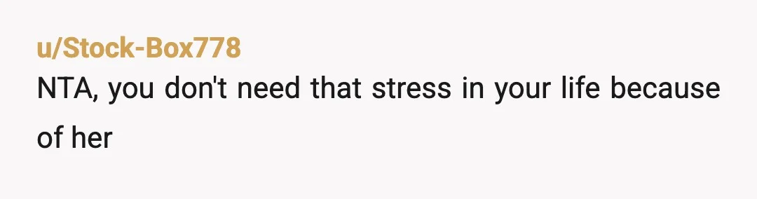 u/ScarletUBlossom NTA However the way you worded the title of the post is a bit 'interesting'. You should have reached out to her directly as soon as you informed (or...