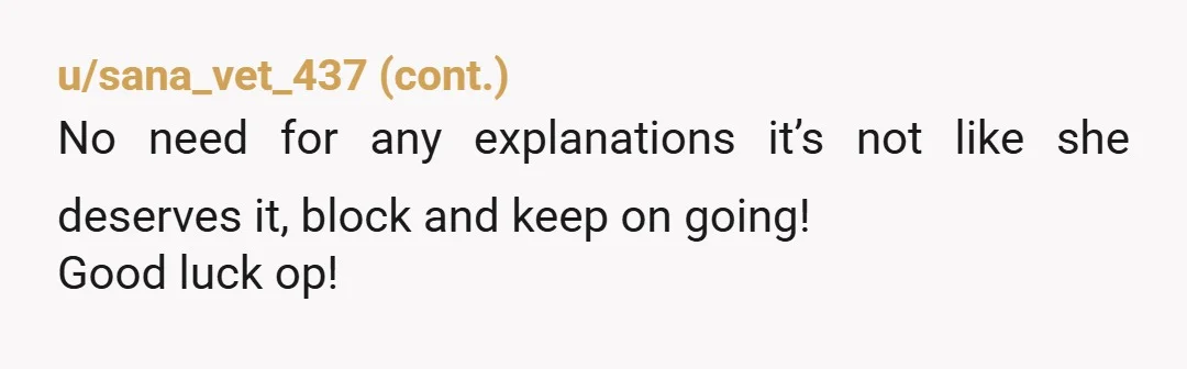 u/LegitimateMusician59 NTA but I'm seeing she only wanted you & hubby about because $$. Bets on that if she knew you were straight, she would've tried to get in on...