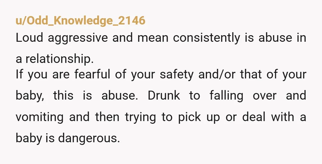 u/FinancialCamel7281 NTA you know you are not the ah for protecting your baby, if this is true, you need to separate for a while. His ideas and yours are vastly...