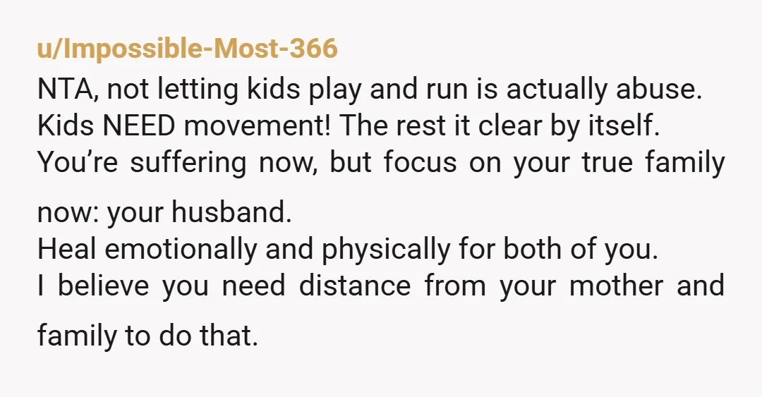 u/panikitty NTA but the main thing here is that she forced you into a marriage that led to damage to your health. That's pretty unforgivable.