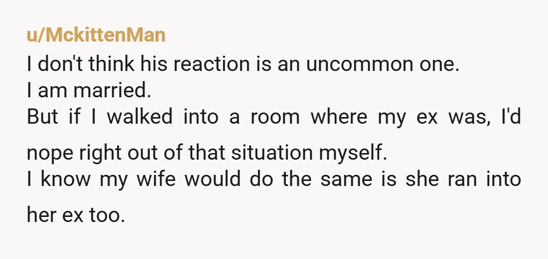 u/hurricanes427 I’m not your husband but it’s he probably does that to avoid an awkward conversation. Yea they don’t mean anything to you but when you see them in person...