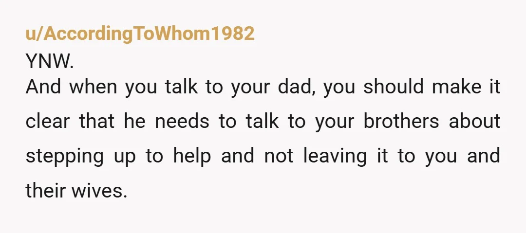 u/Significant_Taro_690 YANW. I would tell them all open that you are done with this kind of „holidays“ and that they think it was exhausting they should think really hard and...