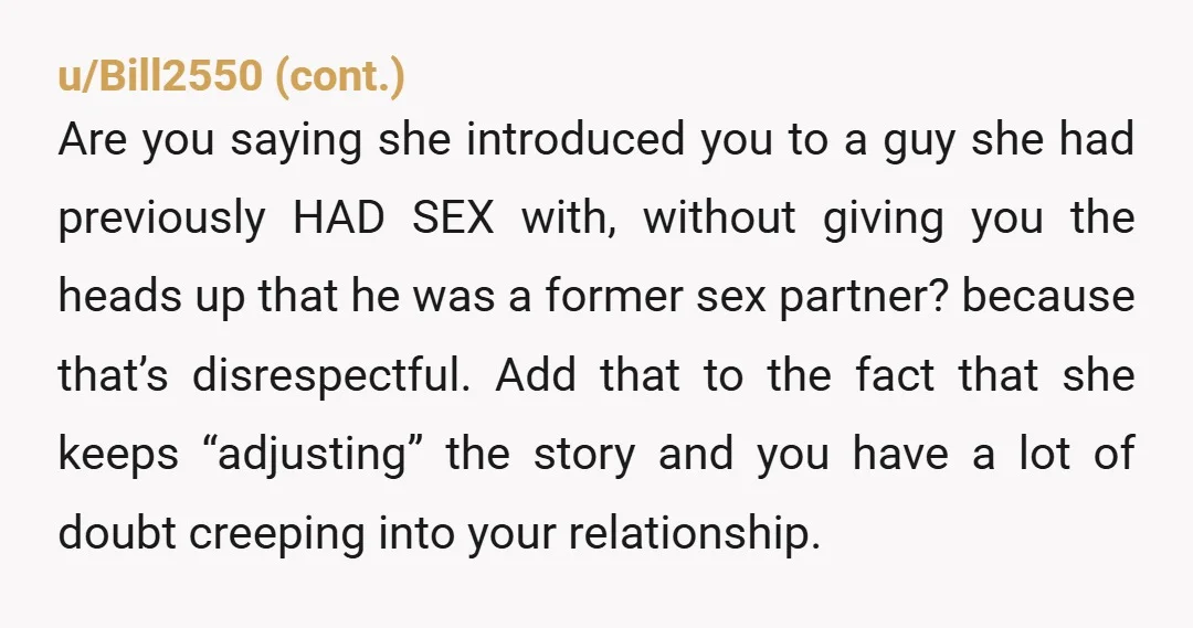 We’re ok now, I’ve forgiven her and moved on but not sure if I did the right thing, I guess it’s a bad thing if I’m questioning it, The fact...