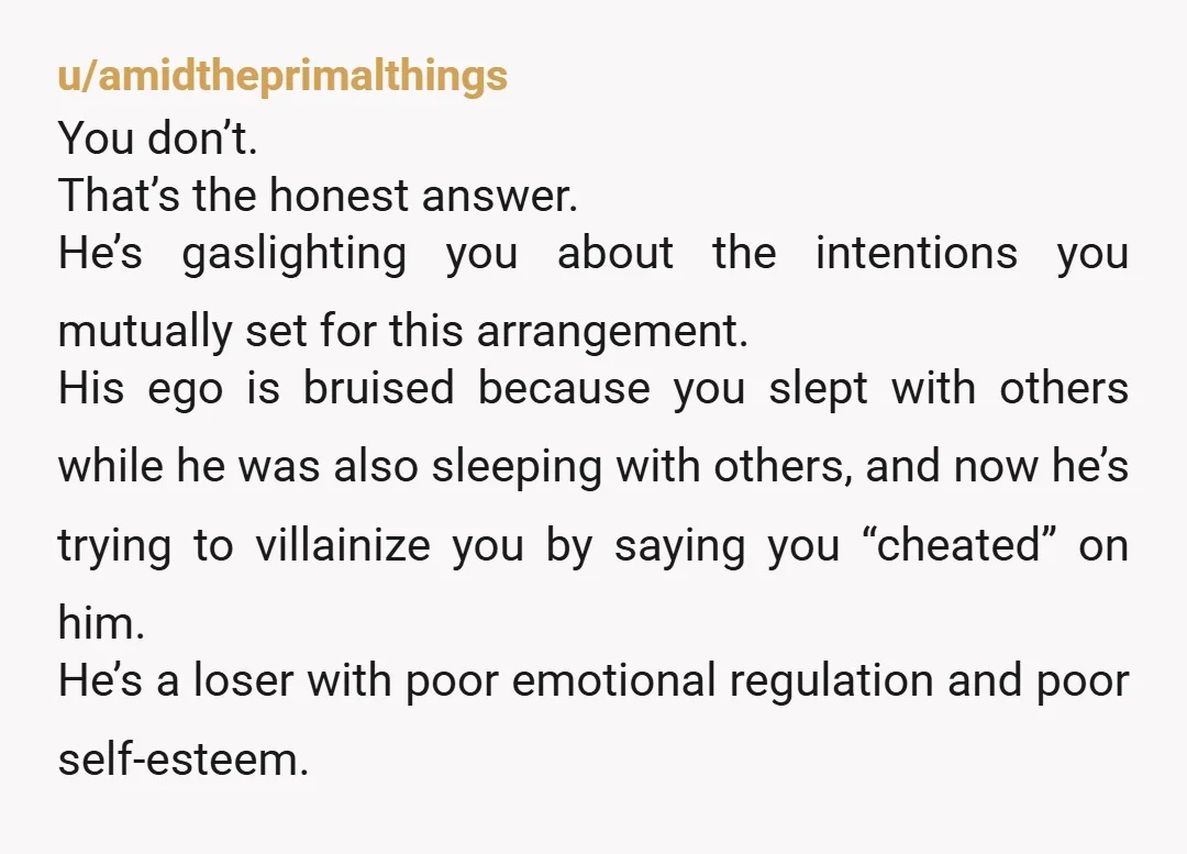 u/Legitimate-Alps-7751 I would be asking to see the messages with people he had on the dating app to confirm his story of just looking for a 3rd. Opening relationships is...