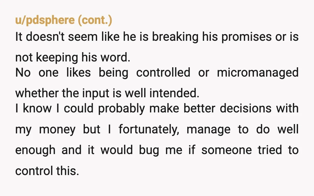 u/thoracicbunk
NTA
Don't buy a house with this man.
He is not mature enough for that commitment.
Y'all aren't even married.
Don't do this.