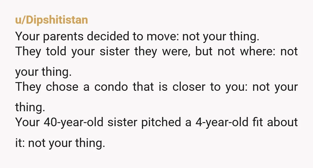 u/Embarrassed_Hat_2904 Why would you tell her about your parents when she has basically cut them off at this point? Just tell her you thought you were respecting her wishes since...