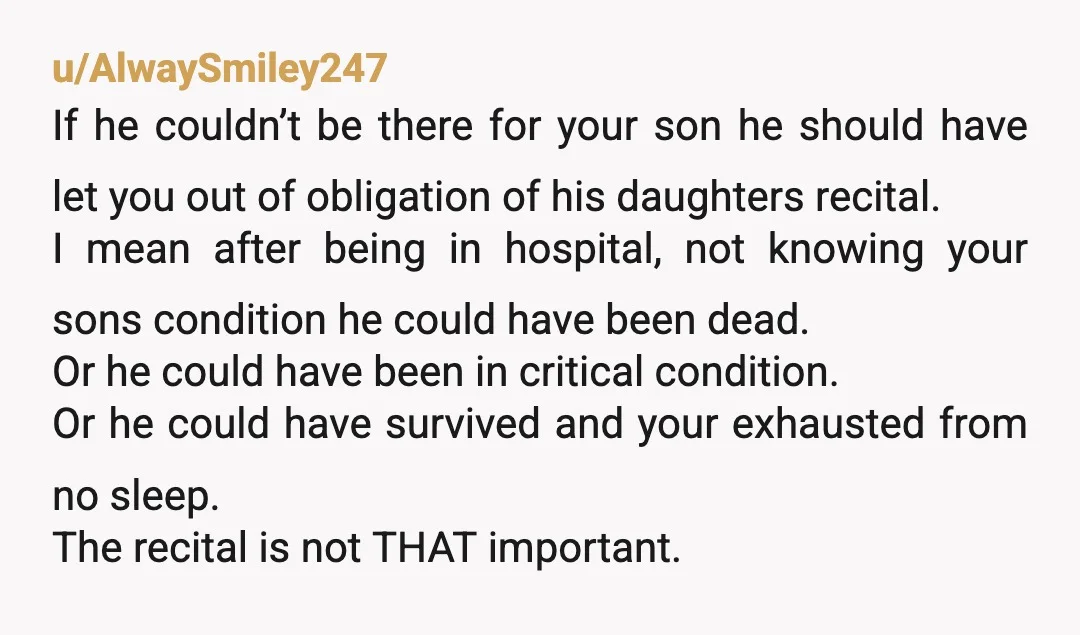 u/Rowana133 Genuinely hoping this is AI, because this dude sucks, but also know men who are super out of touch with reality like this dude exist. NTA. If this is...