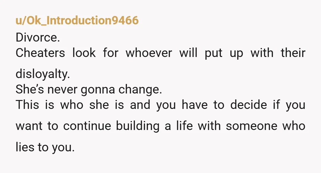 u/Brownie-0109
You must really love to stick with her through this
I wouldn’t be nearly as forgiving