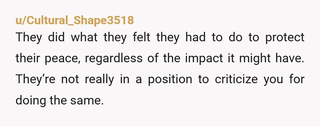 u/jeandoe2012 your instincts are right. Tell 'em to f off. There's something behind this "sudden reaching out." Does somebody need a body part? What? Stay away and keep your guard...