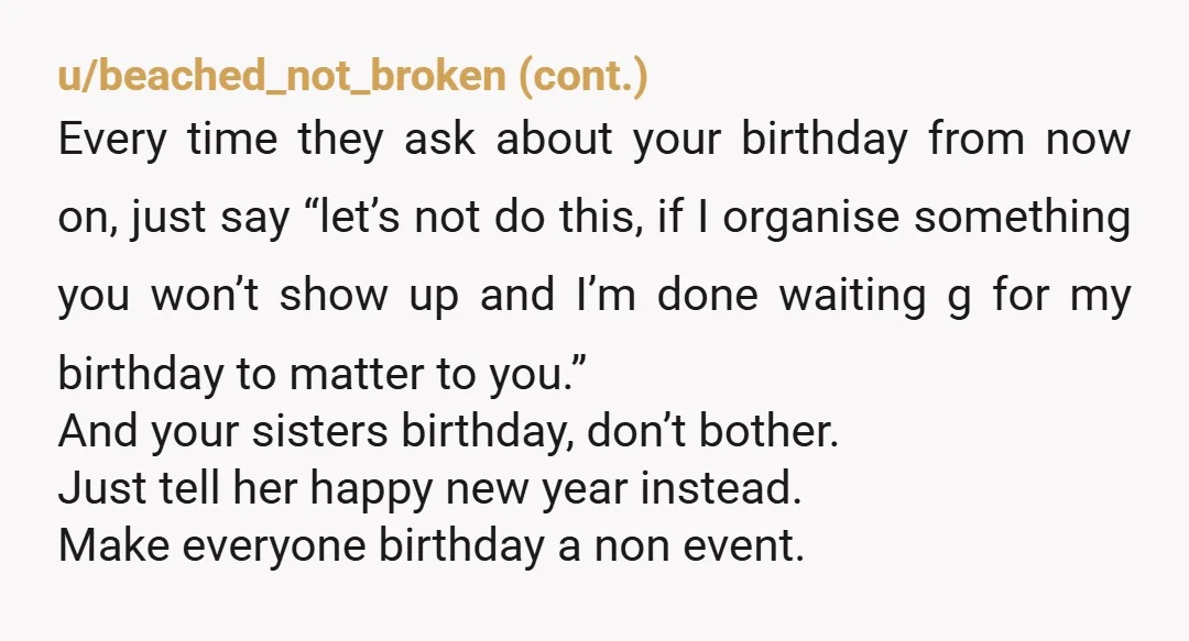 u/Checkoutmawheeeeepit
NTA they are just pissy that you've stopped caring enough to ask them to join you because they didn't care enough to make the effort