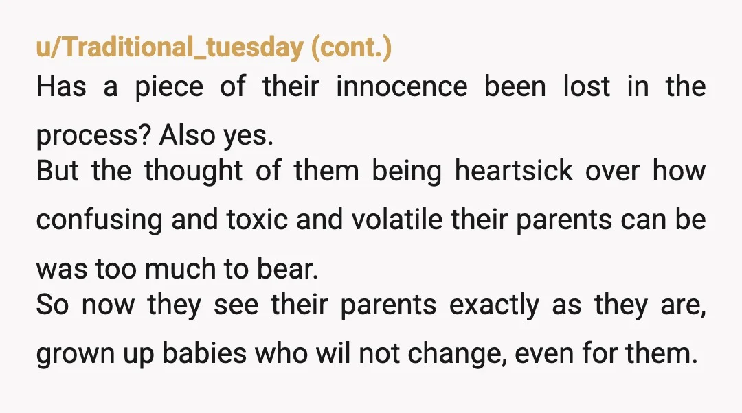 u/Harmoneyyjustice NTA. I’m glad you said something because it’s important that we show the kids in these types of scenarios that this behavior is not ok before they embody it....