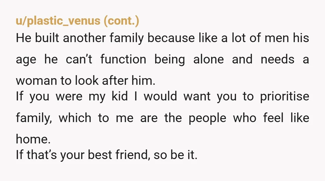 u/CarolineTurpentine Yeah he just wants the step son out of his hair.