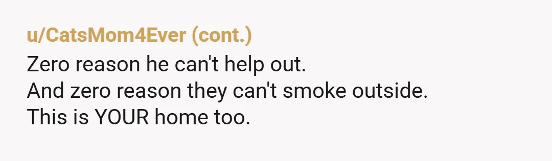 u/xtine254 So he doesn’t take care of them but he also doesn’t want to make adjustments? Here’s what i’d do: 1. Either go back to the office for that whole...
