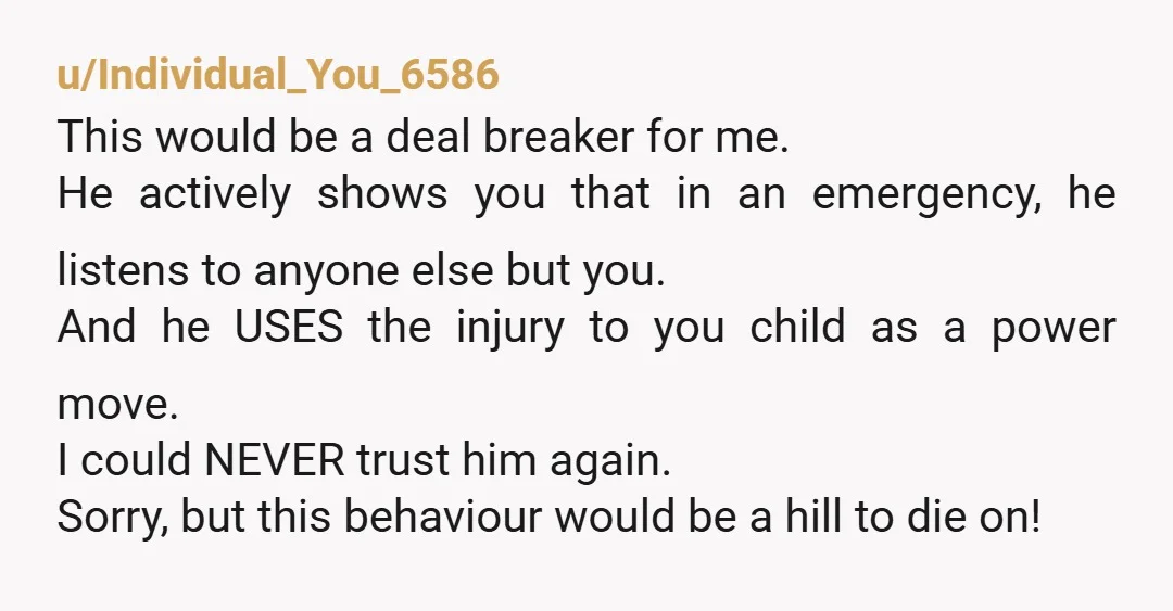 u/Bird_Brain4101112 Is your husbands family suggesting to him that you may be abusing your child or are an otherwise unfit parent? Because based on what you are saying, my first...