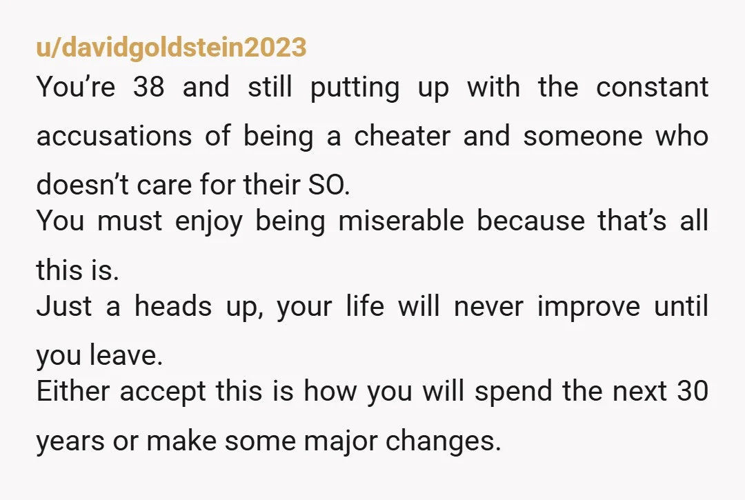 u/whenyajustcant
The only thing you did wrong was choosing to stay with an unappreciative AH for 4 years.
