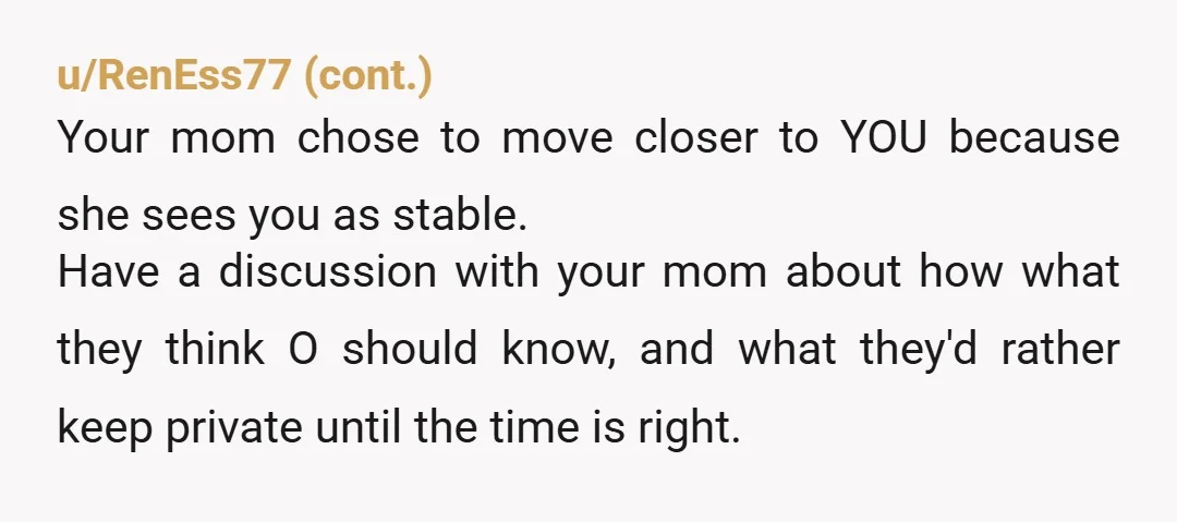 u/MorriganNiConn NTA You sound pretty respectful of your parents' privacy. Your sister is over the top. You can block her emails as well as calls and texts.