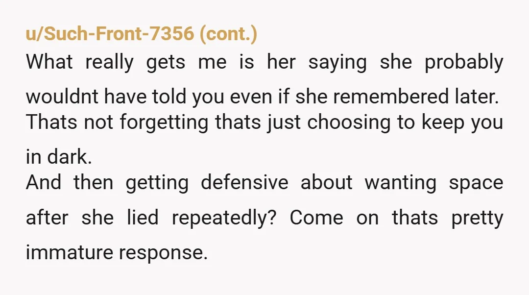 u/That_Egg573 My ex did something very similar, so I understand why this feels uncomfortable. The issue is not just that they lie about past flings, but why they feel the...