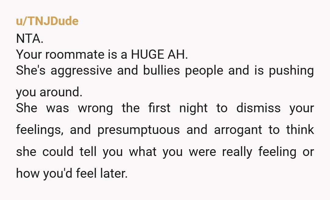 u/AlwaysABD NTA at all. I could be way off the mark but she's roughly my age, I've just got a couple years on her, but it sounds to me like...