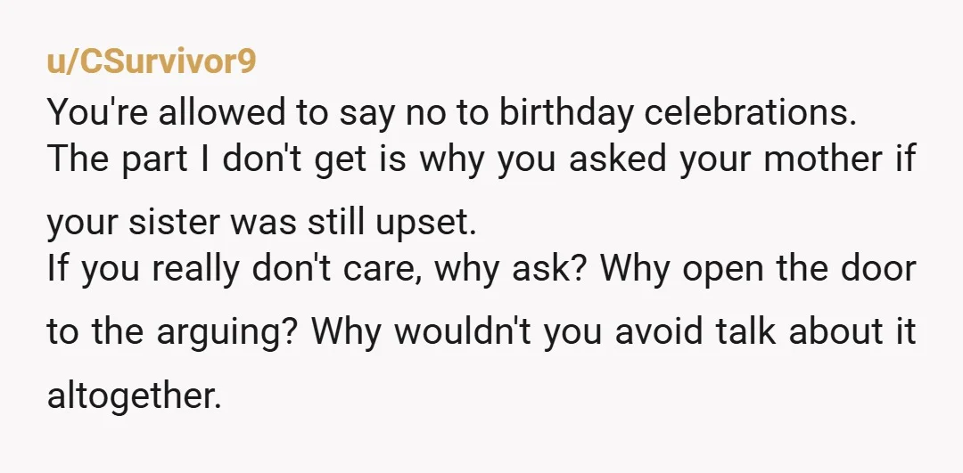 u/maywellflower I have somewhat similar situation as yours except my birthday is in December, so family stayed making choose between birthday and Christmas presents plus no birthday party whatsoever as...