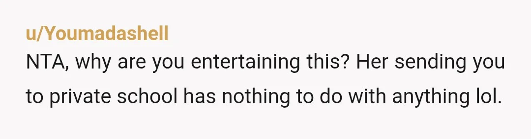 u/Potential_Shoe1068 NTA. You guys don’t live with her. It’s not your job to fund her retirement. She’s obviously not awful with money if she has multiple properties, so I’m just...