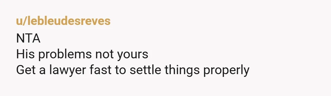 u/funnybenno NTA. Your ex needs to pull his head in and be a father.