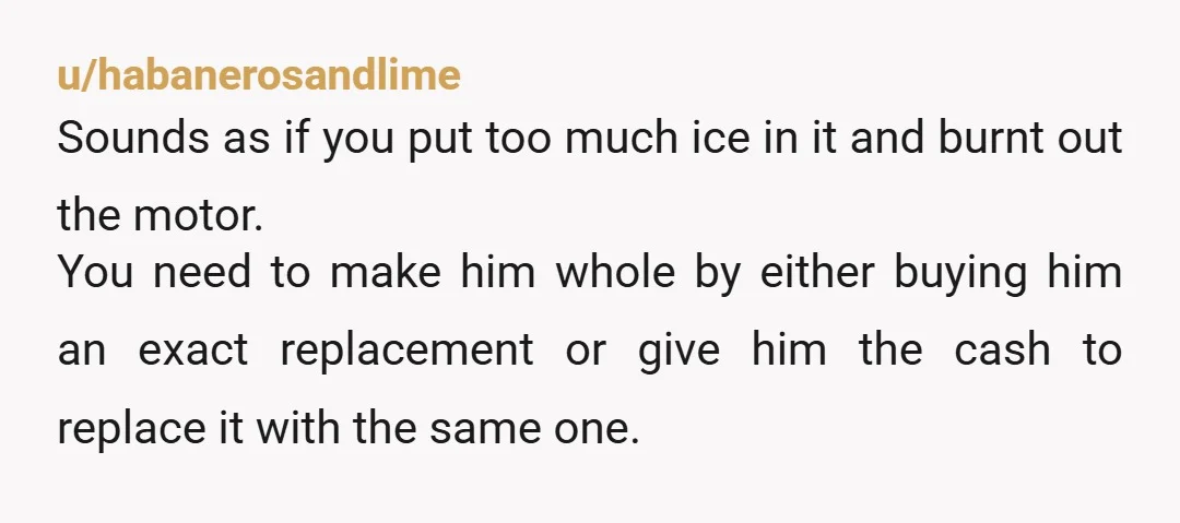 u/pemungkah
Just as a note, the account is four hours old and he’s posted this in two other advice reddits.
He 100% is a troll.