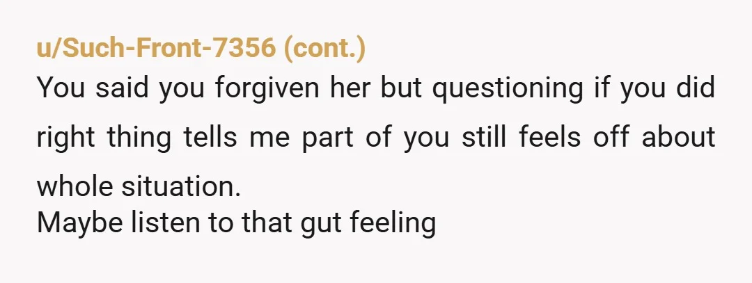 u/Odd-Business-9426 She monkey branched with you, not uncommon from what I read these days. She will be doing it after she is done with you. I don’t think she is...