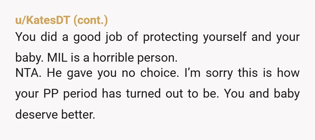 u/Maximus_Dick Talk is cheap. Do one year of separation and if in this time he steps up massively and keeps his mum cut off, then you can review divorce then...