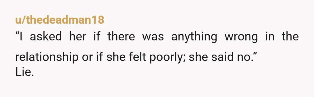u/SarcasmIsntDead “He’s just a friend don’t worry about him” Strikes again…