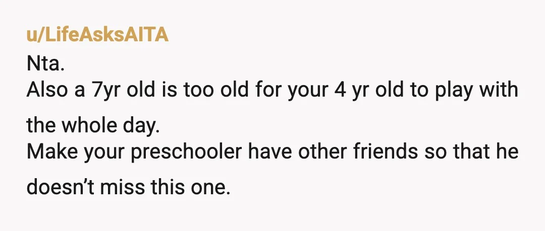 u/Glittering_Exit_7575 It’s totally ok to tell him he can’t play with your son that day. Or let him play then send him home in an hour. Five hours is too...