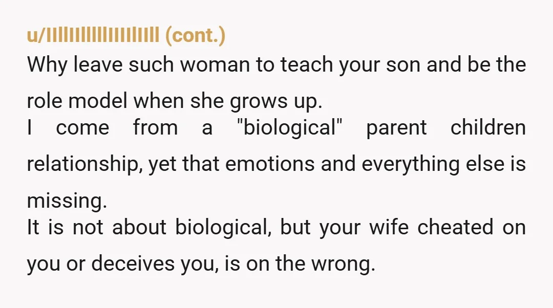 u/Graphite57 It doesn't really matter much is she cheated on you once or a 100 times.. she had what I guess was unprotected sex with someone and got pregnant.. and...