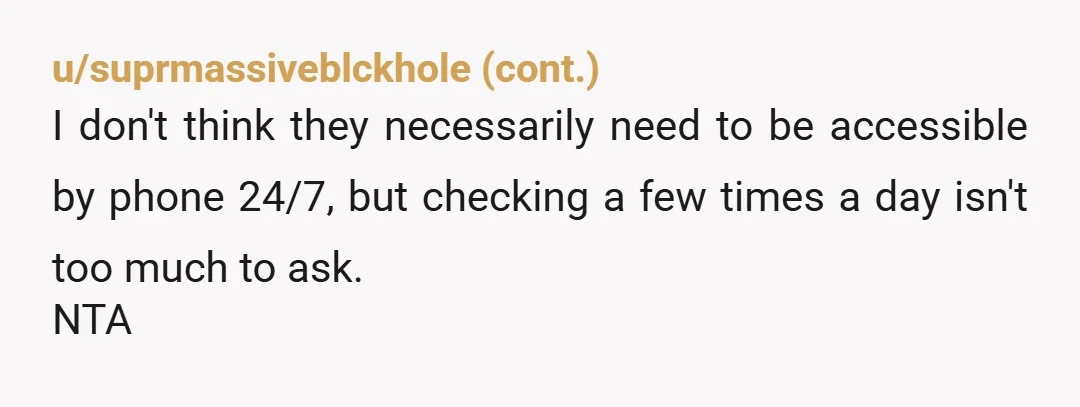 u/Cantobella I'm an Elder Millennial, and I do miss the Pre-Cellphone times when people weren't expected to be on call by everyone 24/7. I do feel like people lived their...