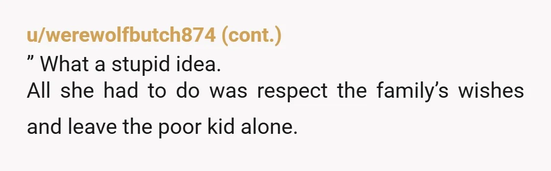 u/scaldinghell Unfortunately it sees that the mom (either out of very understandable fear or just out of stress) has not been exactly good at handling her daughter’s feelings/expectations. I understand...
