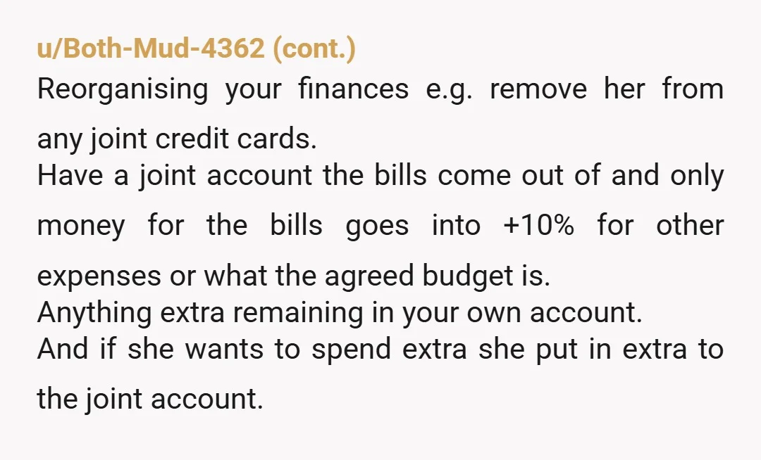 u/Maple_Mistress If you wanted a budget made, you would have had better chances of success by taking that bull by the horns and initiating it yourself. Logically, she doesn’t see...