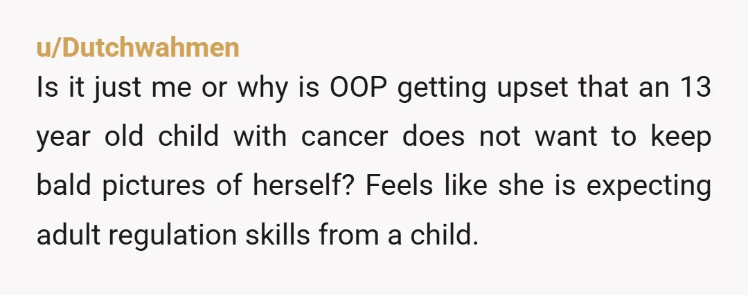 u/hotdogw4t3r The road to hell is paved with good intentions. When i read about the photoshoot i said UhOh. When i read about OOP inviting a healthy niece the 13...
