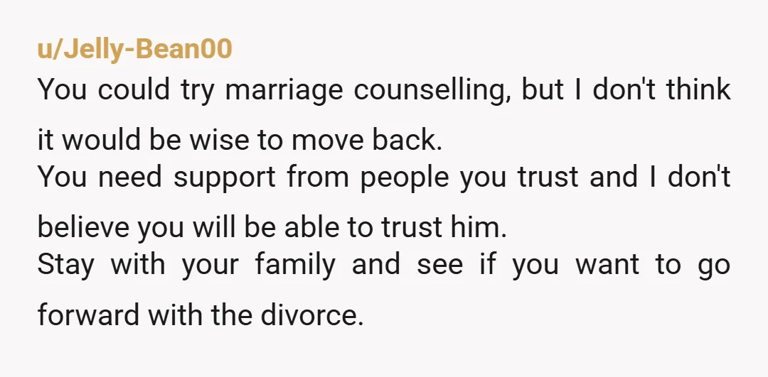 u/aleatingasandwich He will go no contact with her until the holidays and then you will be right back where you started, only he has a better shot of 50/50 custody...