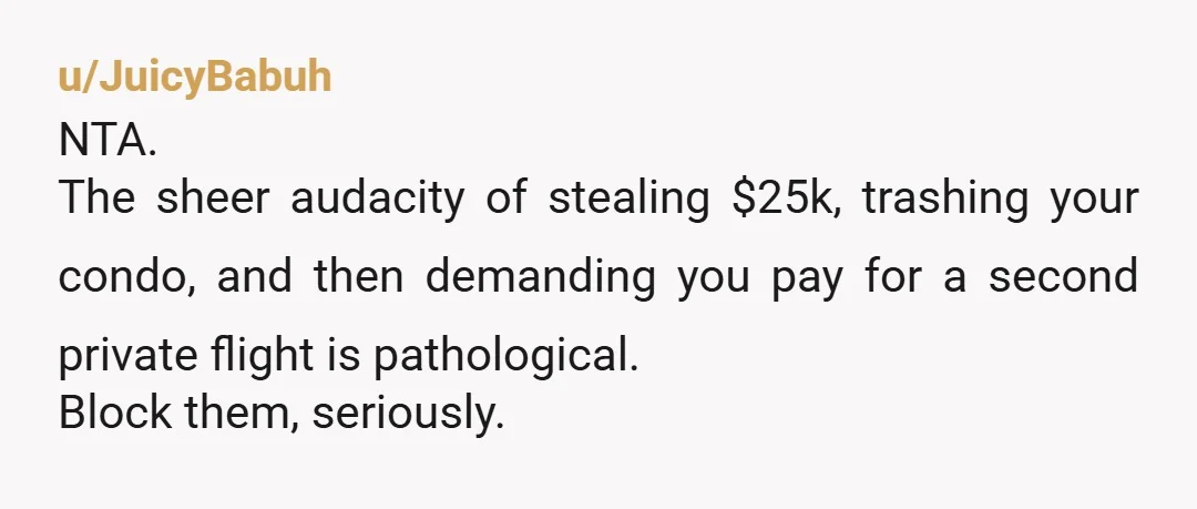 u/BadgerNo4726
NTA. Send the sister's the contact info and bill